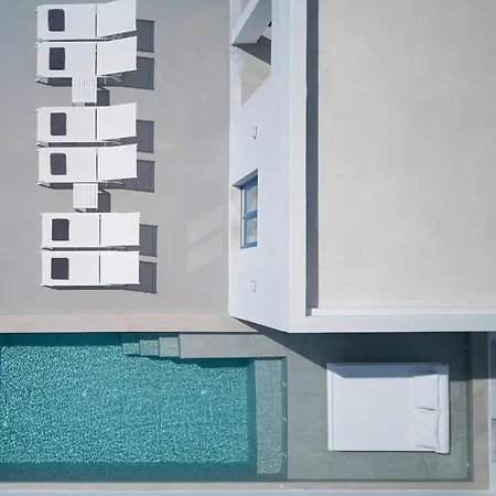 Thadeos Villa With Private Jetted Pool Fira  Esterno foto