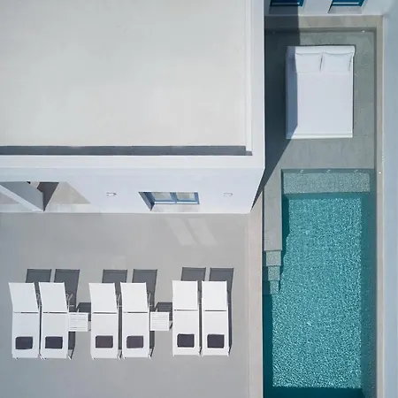 Thadeos Villa With Private Jetted Pool Fira  Esterno foto