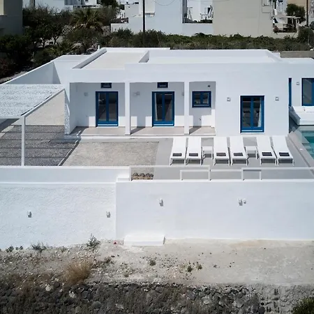 Thadeos Villa With Private Jetted Pool Fira  Esterno foto